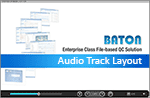 Audio Track Layout in Baton