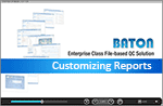 Customizing Reports in BATON