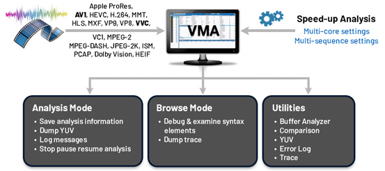 VEGA-In depth media analyzer