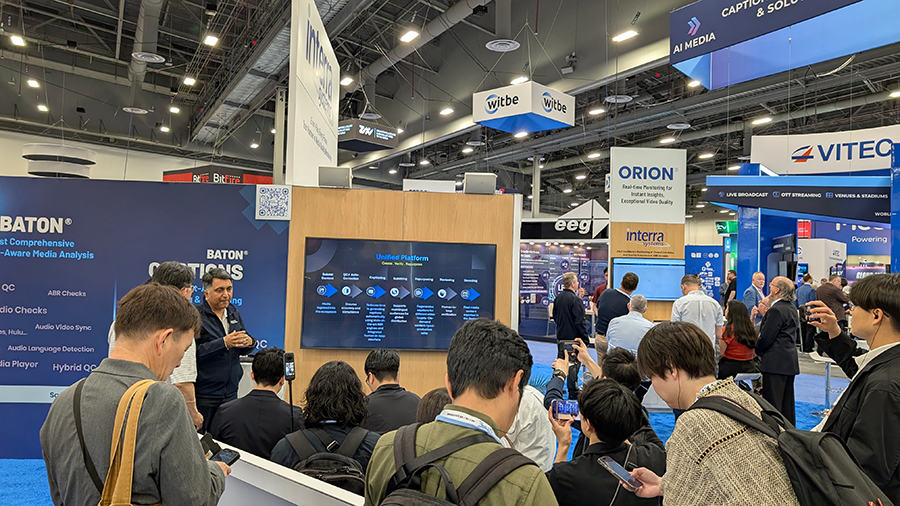 Product demonstration at NAB Show 2026